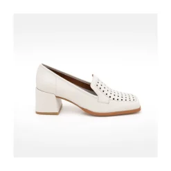 ANGEL ALARCON Tatum - Leather Heeled Summer Loafer<Vrouwen Last Units