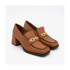 ANGEL ALARCON Terence - Woman Leather Heeled Mocassin<Vrouwen Moccasins
