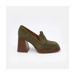 ANGEL ALARCON Tular - Women S Chunky Heels & Platforms Suede Moccasins<Vrouwen Heeled Shoes