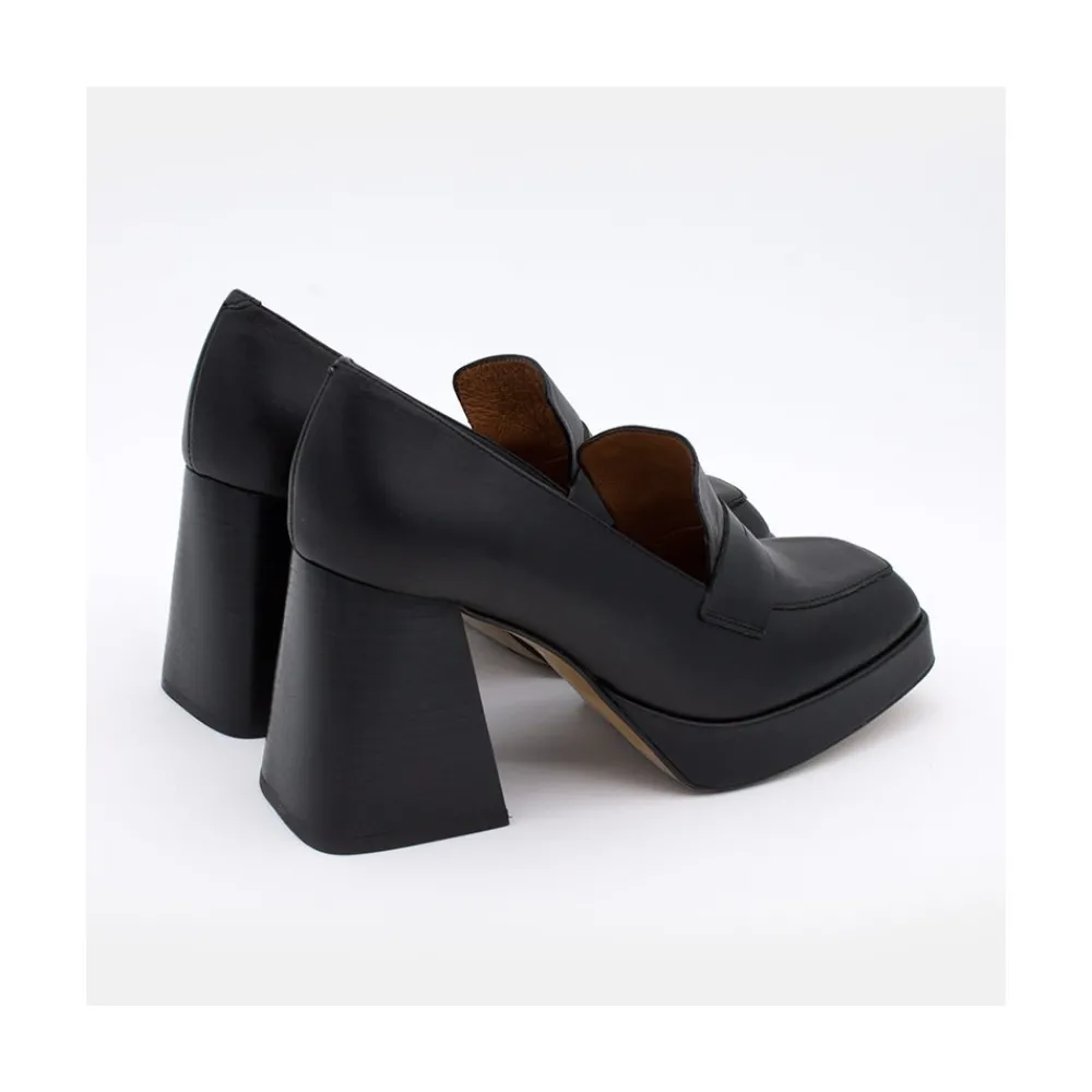 ANGEL ALARCON Tular - Women S Chunky Heels & Platforms Leather Moccasins<Vrouwen Last Units