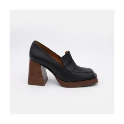 ANGEL ALARCON Tular - Women S Chunky Heels & Platforms Leather Moccasins<Vrouwen Heeled Shoes