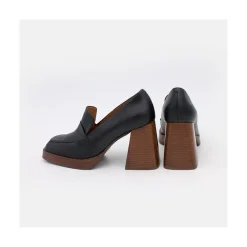 ANGEL ALARCON Tular - Women S Chunky Heels & Platforms Leather Moccasins<Vrouwen Heeled Shoes