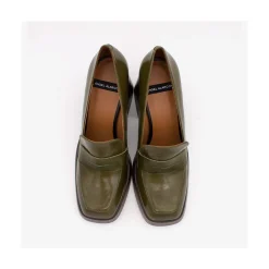 ANGEL ALARCON Tular - Women S Chunky Heels & Platforms Leather Moccasins<Vrouwen Heeled Shoes
