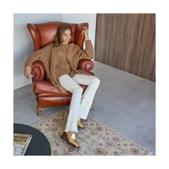 ANGEL ALARCON Tular - Women S Chunky Heels & Platforms Metallized Leather Moccasins<Vrouwen Heeled Shoes