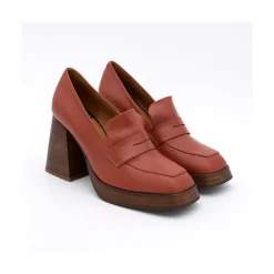 ANGEL ALARCON Tular - Women S Chunky Heels & Platforms Leather Moccasins<Vrouwen Last Units