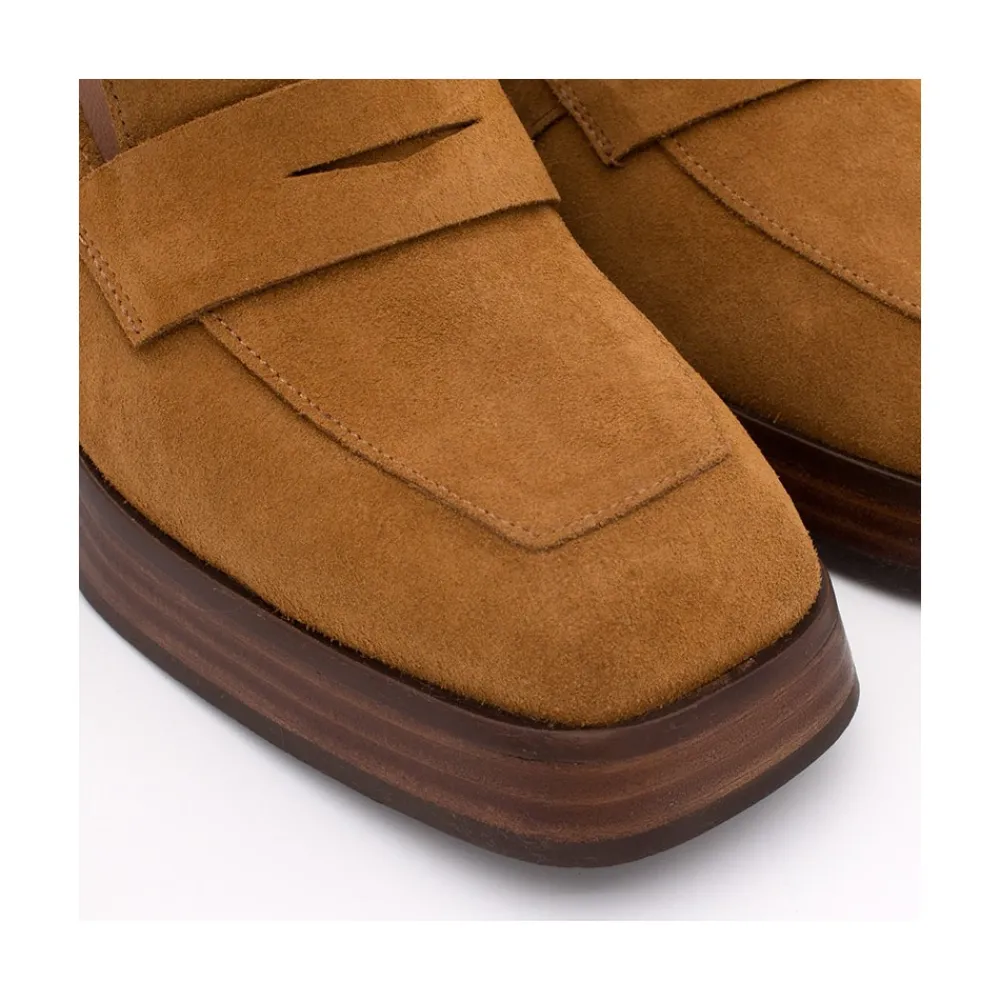 ANGEL ALARCON Tular - Women S Chunky Heels & Platforms Suede Moccasins<Vrouwen Last Units