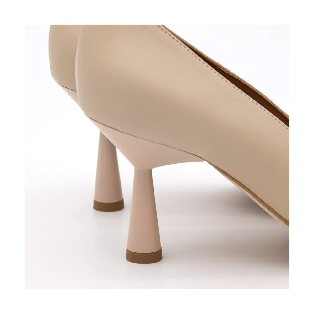 ANGEL ALARCON Vega - Lether Stiletto With A Round Conical Heel Design<Vrouwen Pumps And High Heels