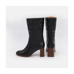 ANGEL ALARCON Xaya - Leather Heels Booties<Vrouwen Last Units
