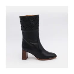 ANGEL ALARCON Xaya - Leather Heels Booties<Vrouwen Last Units