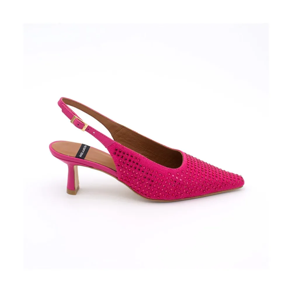 ANGEL ALARCON Yakida - Comfortable Party Shoes With Crystals<Vrouwen Metallized Shoes