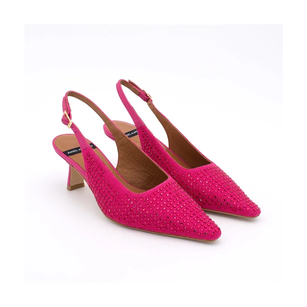 ANGEL ALARCON Yakida - Comfortable Party Shoes With Crystals<Vrouwen Metallized Shoes