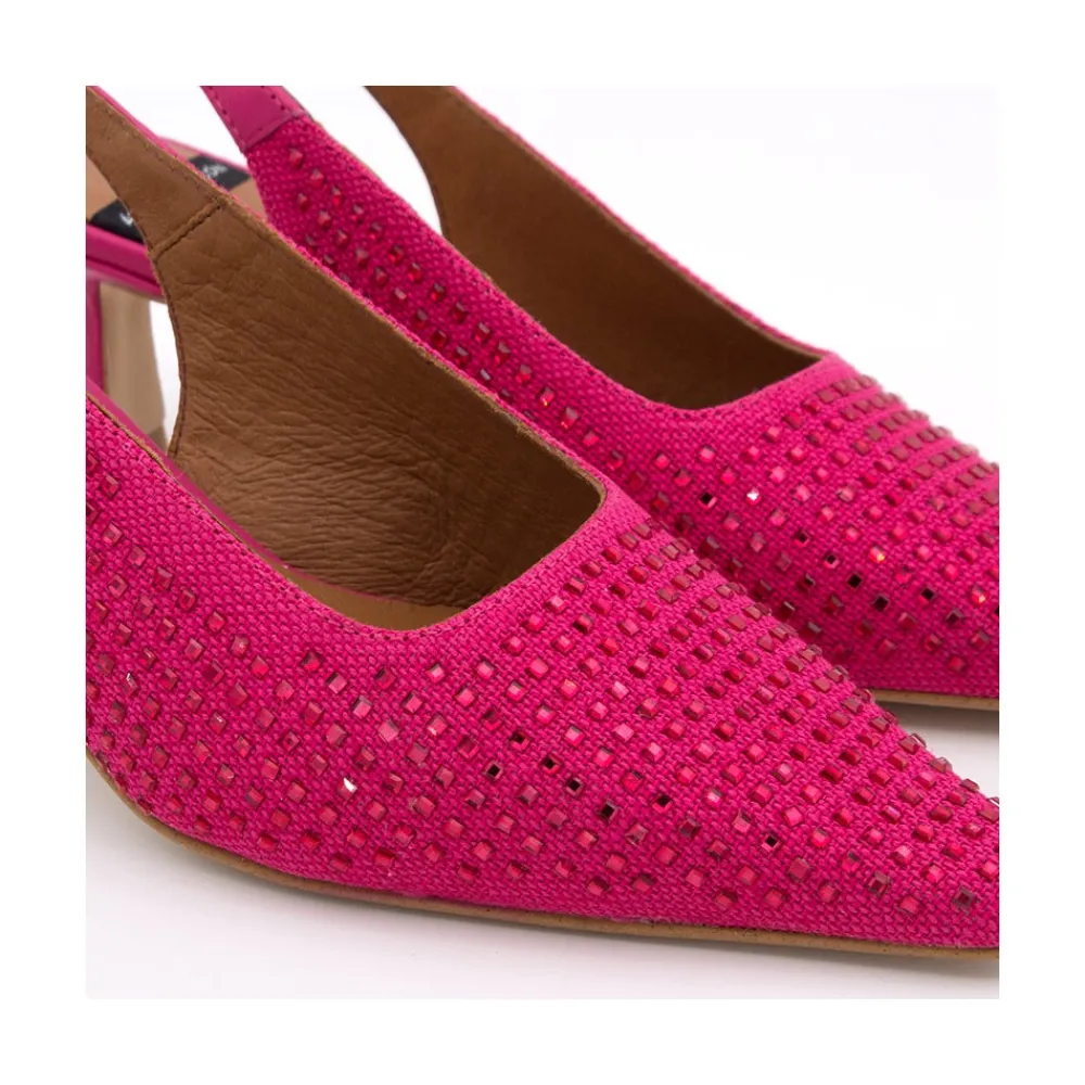 ANGEL ALARCON Yakida - Comfortable Party Shoes With Crystals<Vrouwen Metallized Shoes