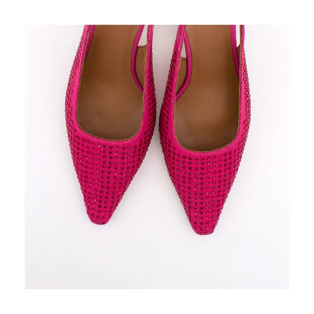 ANGEL ALARCON Yakida - Comfortable Party Shoes With Crystals<Vrouwen Metallized Shoes
