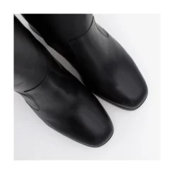 ANGEL ALARCON Yara - Leather Boots With Block Heel And Platform<Vrouwen Heeled Shoes